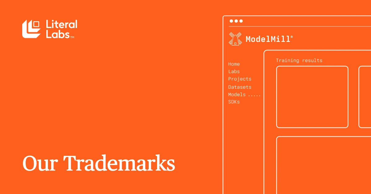 Literal Labs' trademarks