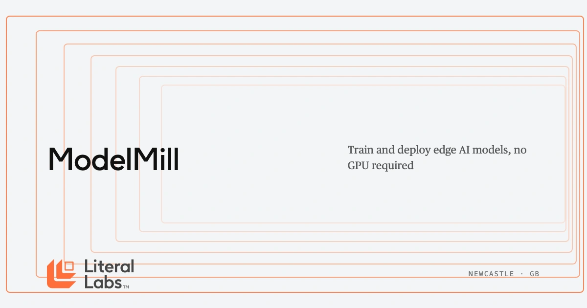 ModelMill - Train & Deploy Edge AI Models