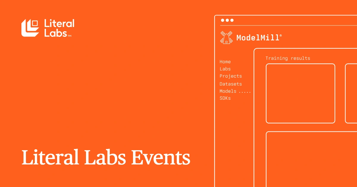 Events attended by Literal Labs