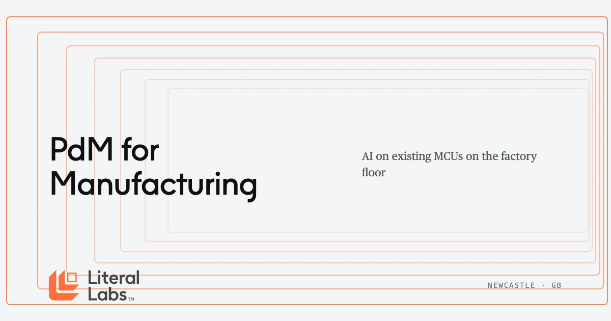 Predictive Maintenance AI for Manufacturing | Literal Labs