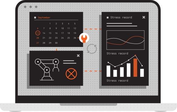 Predictive maintenance SAAS dashboard