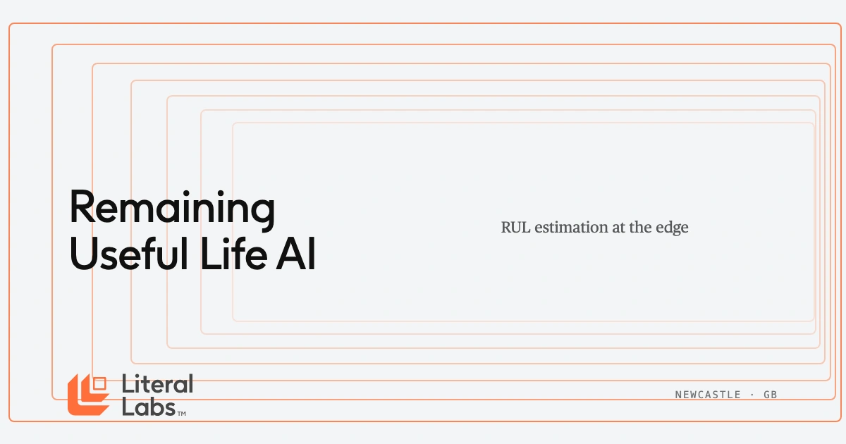 Remaining Useful Life Prediction AI — RUL Estimation at the Edge | Literal Labs