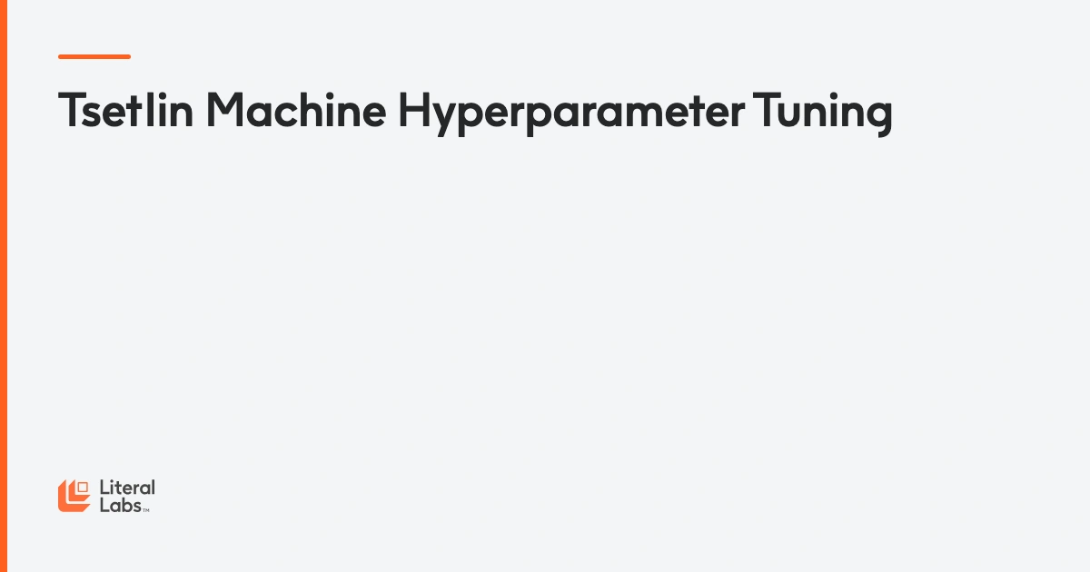 Tsetlin Machine Hyperparameter Tuning on MNIST